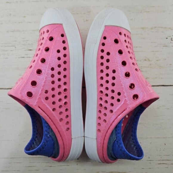 Skechers Foamies Guzman Steps Girls Slip On Rubber Waterproof Shoes Pink Size 13 - Picture 8 of 11